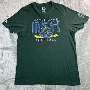 Notre Dame shirt men' s XL Football 2020 Fighting Irish Green T-Shirt